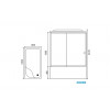 Royal Bath Душевая кабина RB 8100BP3-WC-L