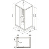 Triton Душевая кабина Квадро А 100x80