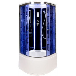 DTO Душевая кабина BМ4590 LED BLACK