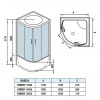 WeltWasser Душевая кабина WW500 EMMER 12055