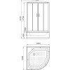 Parly Душевая кабина Classic EC1021