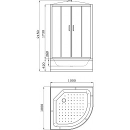 Parly Душевая кабина Classic EC1021