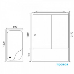 Royal Bath Душевая кабина RB 8120BP2-T-R