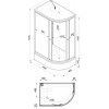 Triton Душевая кабина Коралл В 120x80 L