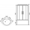 Royal Bath Душевая кабина RB 100NRW-T-CH