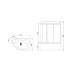 Royal Bath Душевая кабина RB 170ALP-T-CH-R