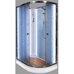 DTO Душевая кабина ЕМ1512 N (без крыши) L LED