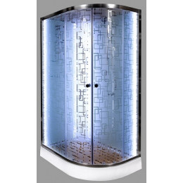 DTO Душевая кабина ЕМ1512 N (без крыши) L LED