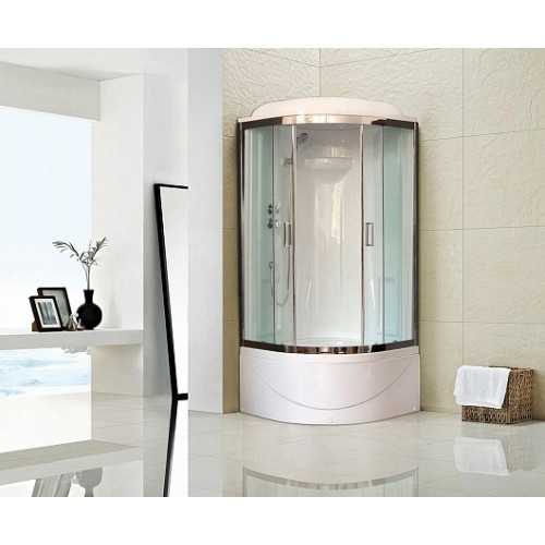 Royal Bath Душевая кабина RB 90BK1-T-CH