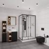 Niagara Душевая кабина NG- 6912-01GQR BLACK