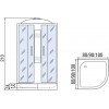 Мономах Душевая кабина 90x90 90/24 С МЗ