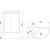 Royal Bath Душевая кабина 120x80 RB 8120BK4-MM-L