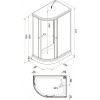 Triton Душевая кабина Риф А 120x80 R