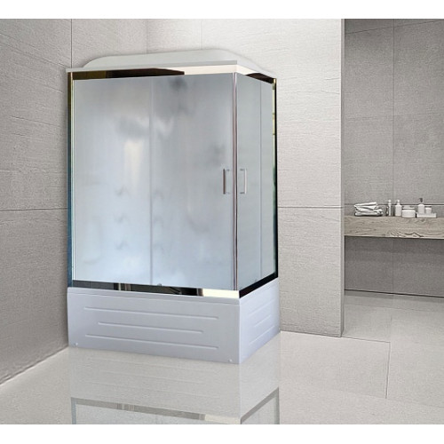 Royal Bath Душевая кабина RB 8100BP2-M-CH левая
