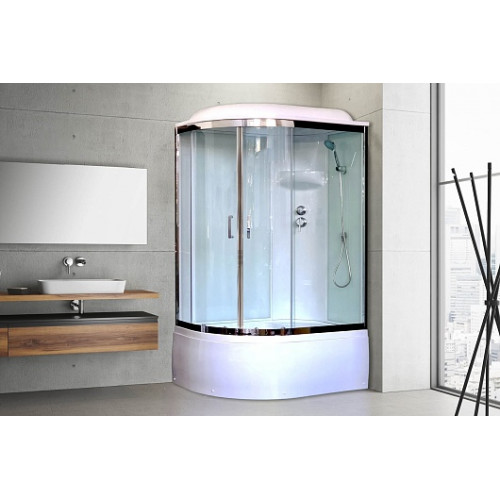 Royal Bath Душевая кабина RB 8120BK6-WT-CH-R