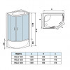 WeltWasser Душевая кабина HALLE 1204 R