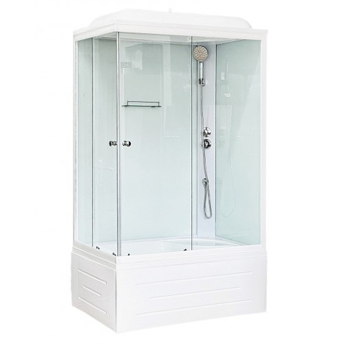 Royal Bath Душевая кабина 100/80 BP RB8100BP5-WT-R с высоким поддоном