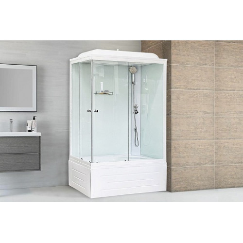 Royal Bath Душевая кабина 100/80 BP RB8100BP5-WT-R с высоким поддоном