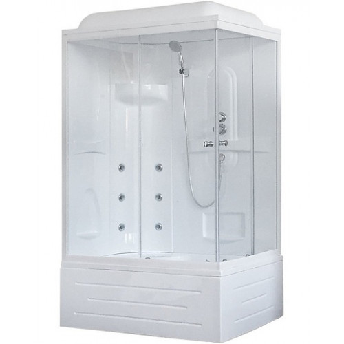 Royal Bath Душевая кабина 100/80 BP RB8100BP2-T-L с высоким поддоном