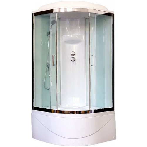 Royal Bath Душевая кабина RB 100BK6-WT-CH