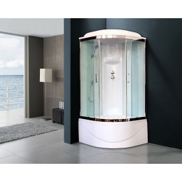 Royal Bath Душевая кабина RB 100BK6-WT-CH