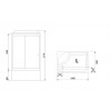 Royal Bath Душевая кабина RB8120BP5-WT-L