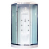 Royal Bath Душевая кабина RB 90HK7-WT-CH (белое/прозрачное стекло)