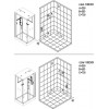 Esbano Душевая кабина 100x80 ESW-108 СKR