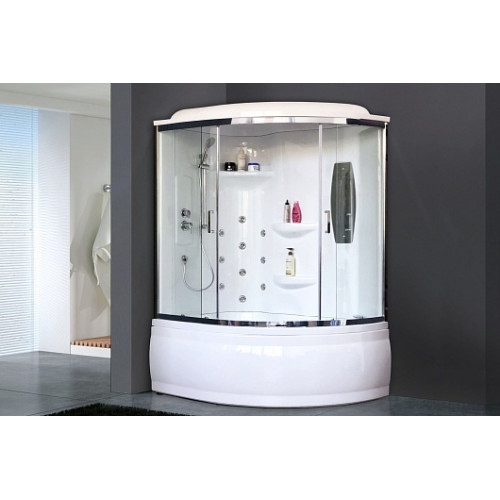 Royal Bath Душевая кабина RB150ALP-T-CH-L