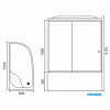 Royal Bath Душевая кабина RB 8120BK1-M-CH-L