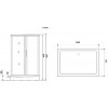 Niagara Душевая кабина 120x90 NG-7711GBK