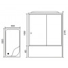 Royal Bath Душевая кабина RB 8100BP6-WT-CH L