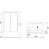 Royal Bath Душевая кабина BP 120x80 RB8120BP3-WT-L с гидромассажем