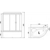 Royal Bath Душевая кабина ALP RB140ALP-C-L