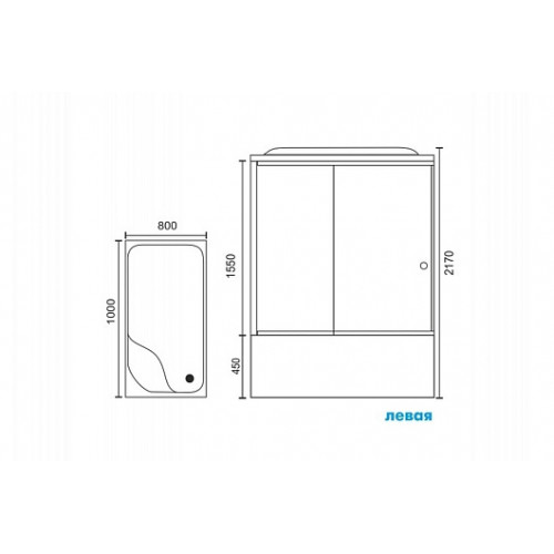 Royal Bath Душевая кабина RB 8100BP6-BT-L