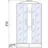 River Душевая кабина NARA Light 90/15 МТ