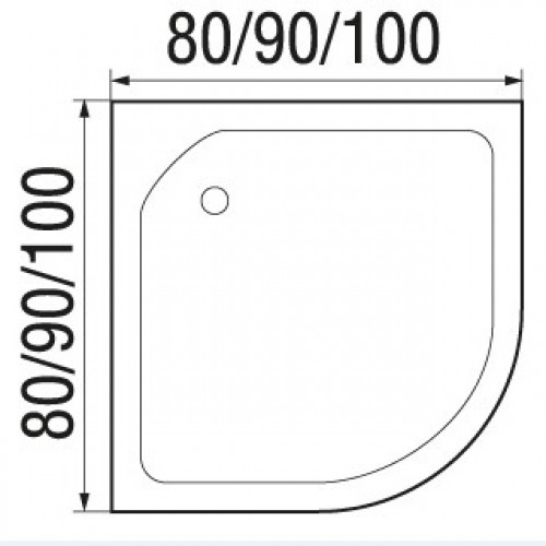 River Душевая кабина NARA Light 90/15 МТ