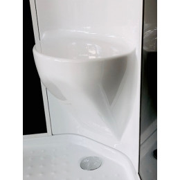 Royal Bath Душевая кабина RB 90HK7-BT-CH (черное/прозрачное стекло)