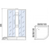 Мономах Душевая кабина 80x80 Б/К 80/24 С МЗ