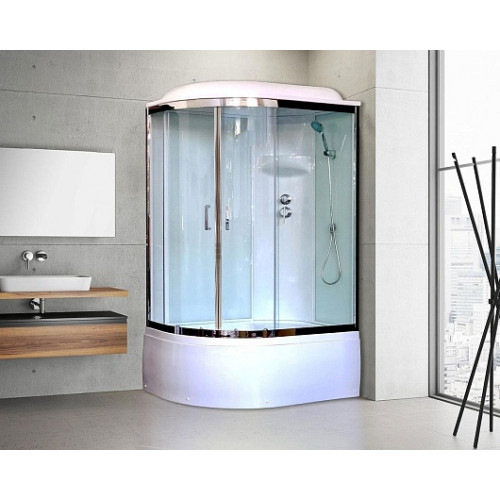 Royal Bath Душевая кабина RB 8120BK6-WT-CH-R