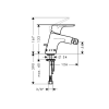 Смеситель для биде Hansgrohe Focus E2 31920000