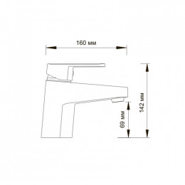 Смеситель WasserKRAFT DONAU 5303 для раковины, хром