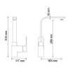 Смеситель WasserKRAFT Dinkel 5807 для кухни