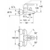 Смеситель для ванны Grohe Eurofresh 32401000