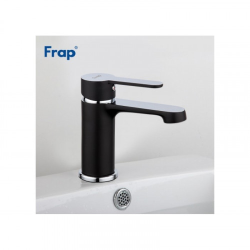 Смеситель для раковины Frap F1042 черный/хром