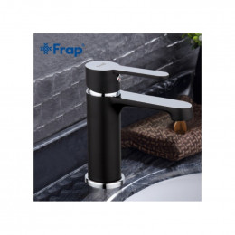 Смеситель для раковины Frap F1042 черный/хром