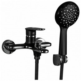 Смеситель для ванны Frap F3249-6 чёрный /хром