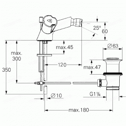 Смеситель для биде Grohe Costa 24481000