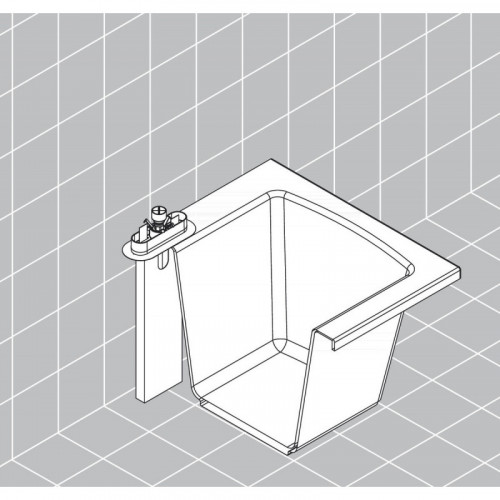 Скрытая часть Hansgrohe sBox на край ванны 13560180