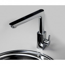Смеситель WasserKRAFT Berkel 4807 для кухни с поворотным изливом, аэратор с регулируемым наклоном струи, хром